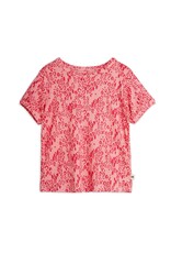 Mini Rodini Leopard aop Tee Pink