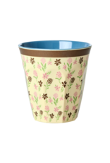 Rice Melamine Cup with Hacienda Flower Print
