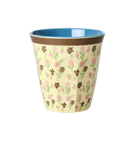 Rice Melamine Cup with Hacienda Flower Print