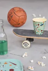 Rice Melamine Cup with Sports Print - Medium