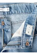 name it Rose Wide Jeans Light Blue Denim Emb