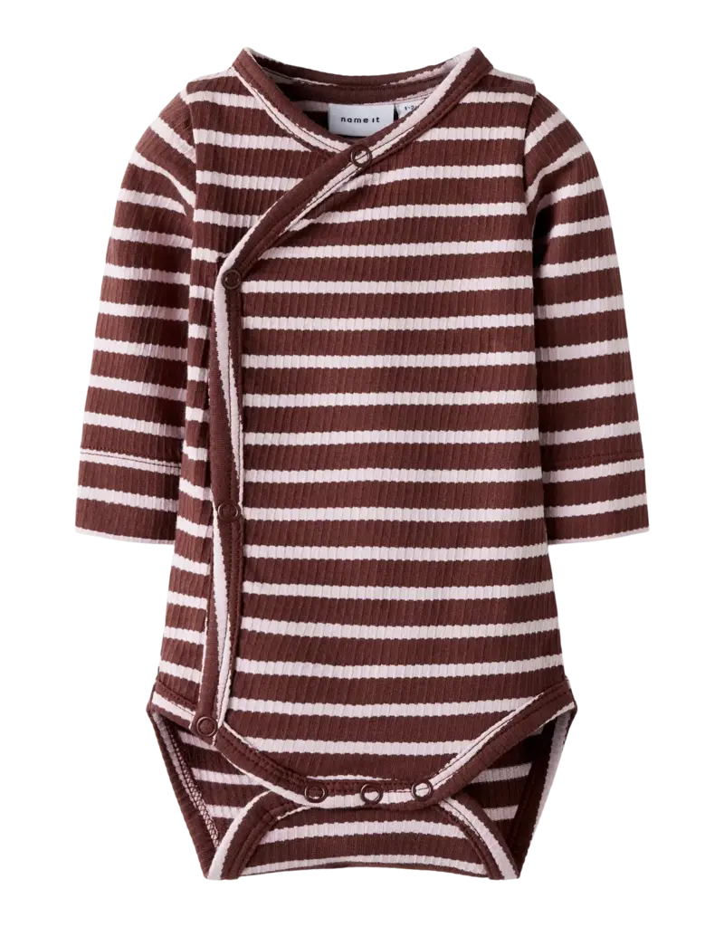 name it Kattie Wrap Body Bleached Mauve Andorra