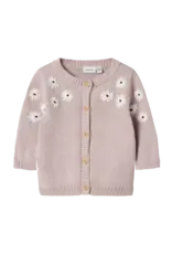 name it Laisy Knit Cardigan Burnished Lilac
