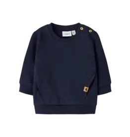 name it Loop Sweater Navy Blazer