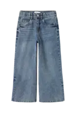 name it Bella Skater Wide Jeans Medium Blue Denim