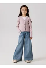 name it Bella Skater Wide Jeans Medium Blue Denim