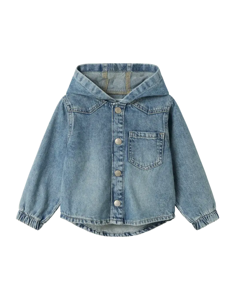 name it Bo Shirt Hoodie Vintage Medium Blue Denim