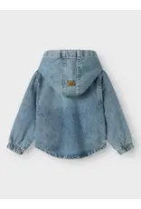name it Bo Shirt Hoodie Vintage Medium Blue Denim