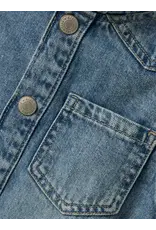 name it Bo Shirt Hoodie Vintage Medium Blue Denim