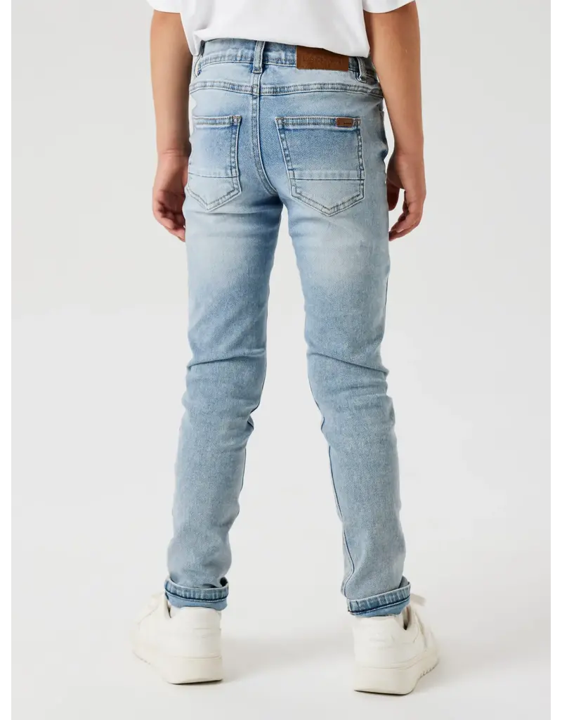 name it Theo Slim Jeans Light Blue Denim