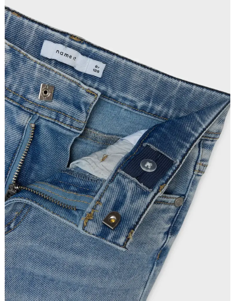 name it Theo Slim Jeans Light Blue Denim