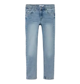 name it Theo Slim Jeans Light Blue Denim