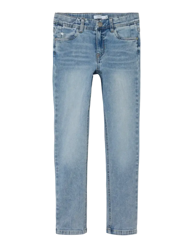 name it Theo Slim Jeans Light Blue Denim