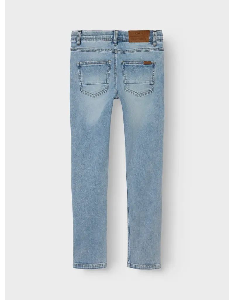 name it Theo Slim Jeans Light Blue Denim