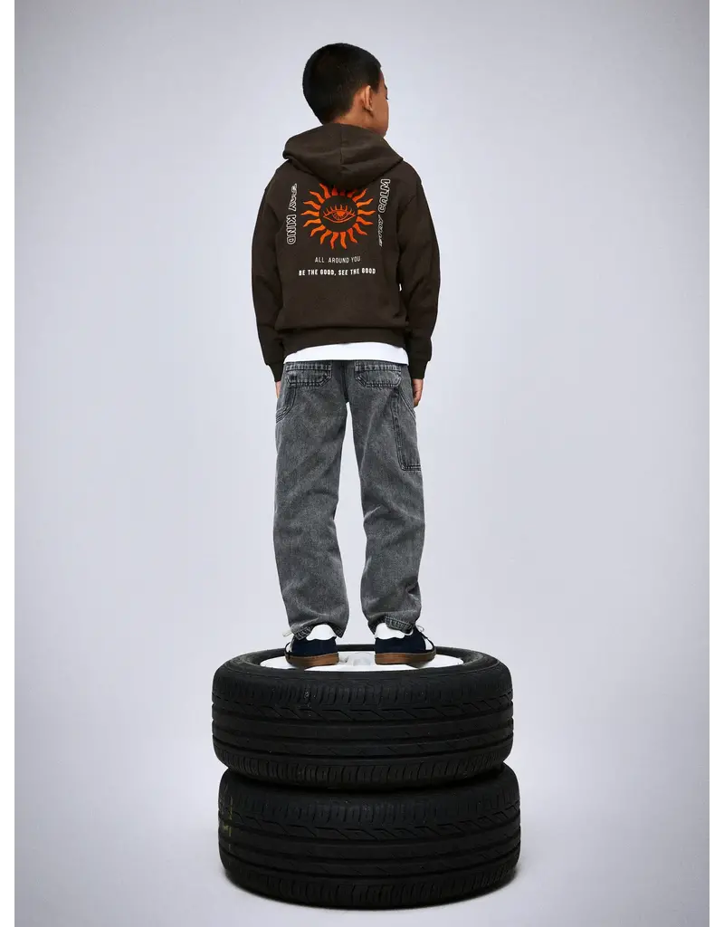 name it Silas Tapered Jeans Medium Grey Denim