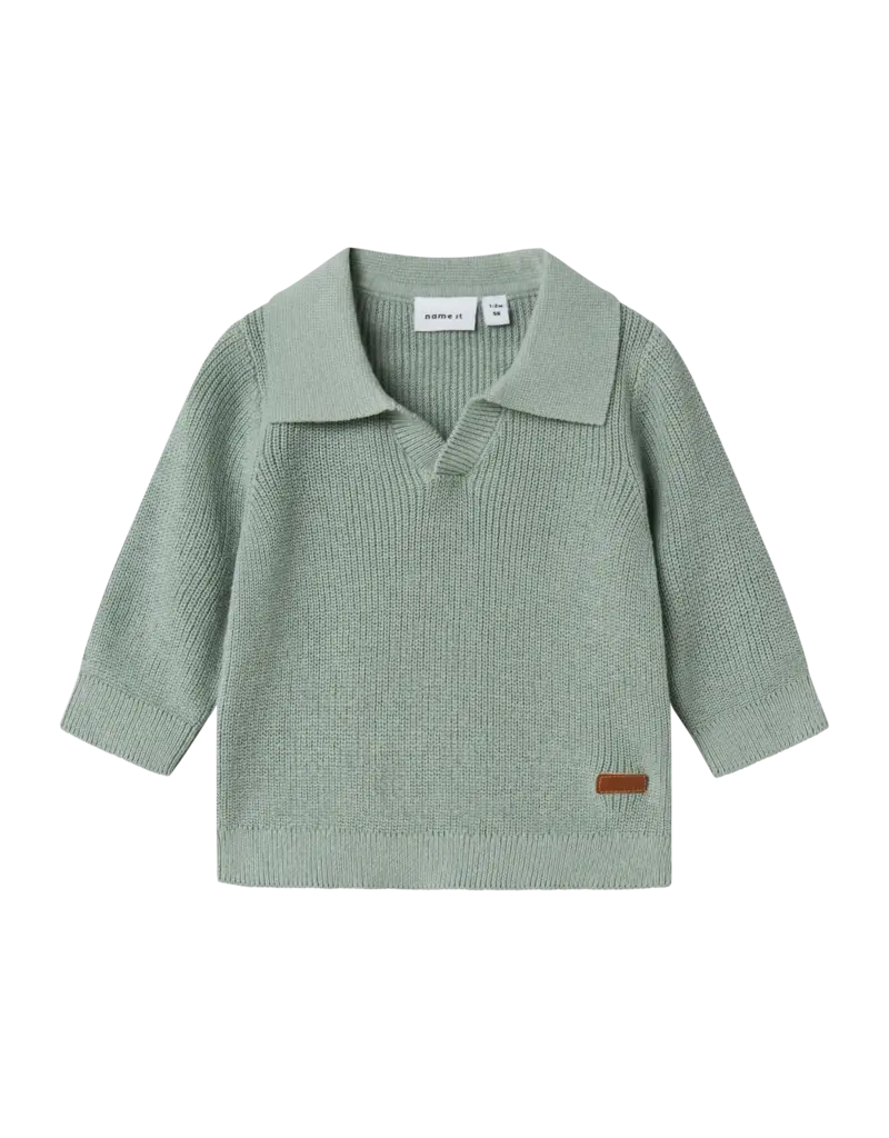name it Loop Knit Sweater Jadeite
