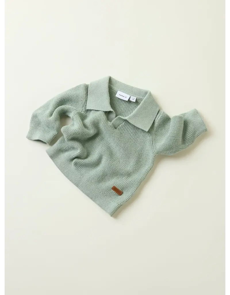 name it Loop Knit Sweater Jadeite