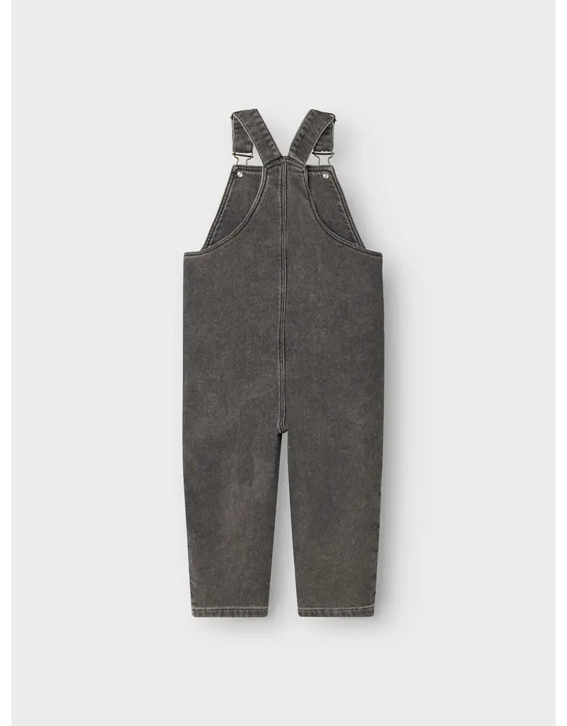 Lil' Atelier Lulia Loose Denim Overall Medium Grey Denim