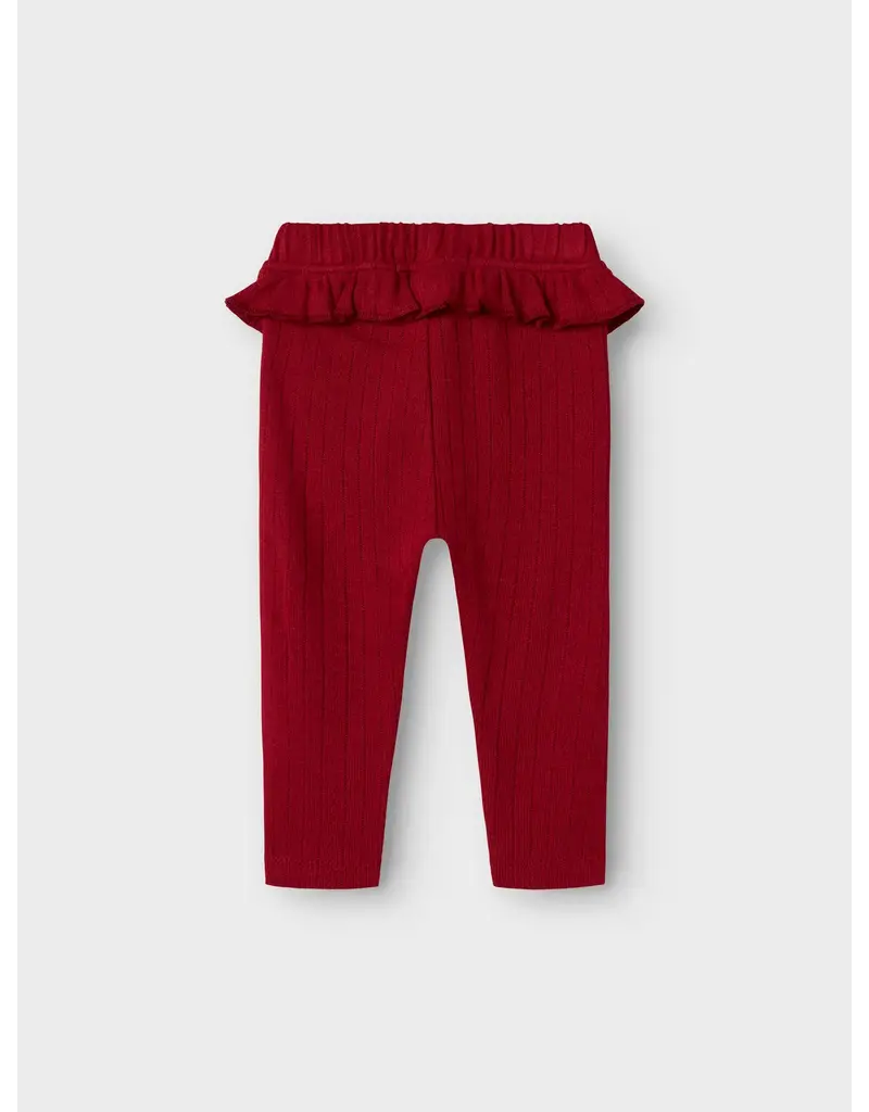 Lil' Atelier Rachel Slim Legging Red Dahlia