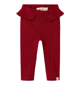 Lil' Atelier Rachel Slim Legging Red Dahlia
