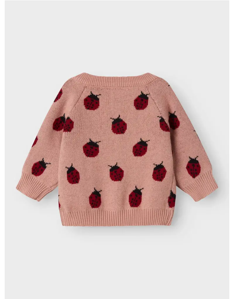 Lil' Atelier Lulio Knit Cardigan Misty Rose