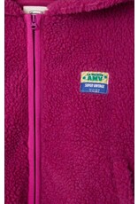 American Vintage Hoktown Hoodie Vest Fuchsia