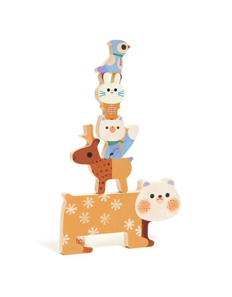 Djeco WoodyStack Houten Puzzel