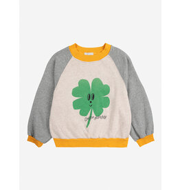Bobo Choses Lucky Clover Ranglan Sweatshirt