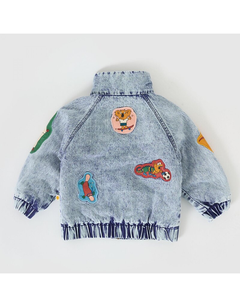 Goldie + Ace Ari Denim Sherpa Jacket