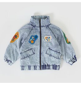 Goldie + Ace Ari Denim Sherpa Jacket