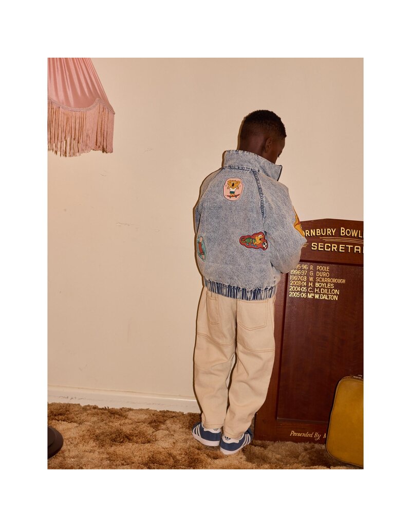 Goldie + Ace Ari Denim Sherpa Jacket