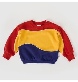 Goldie + Ace Nash Piped Panel Sweatshirt Outback