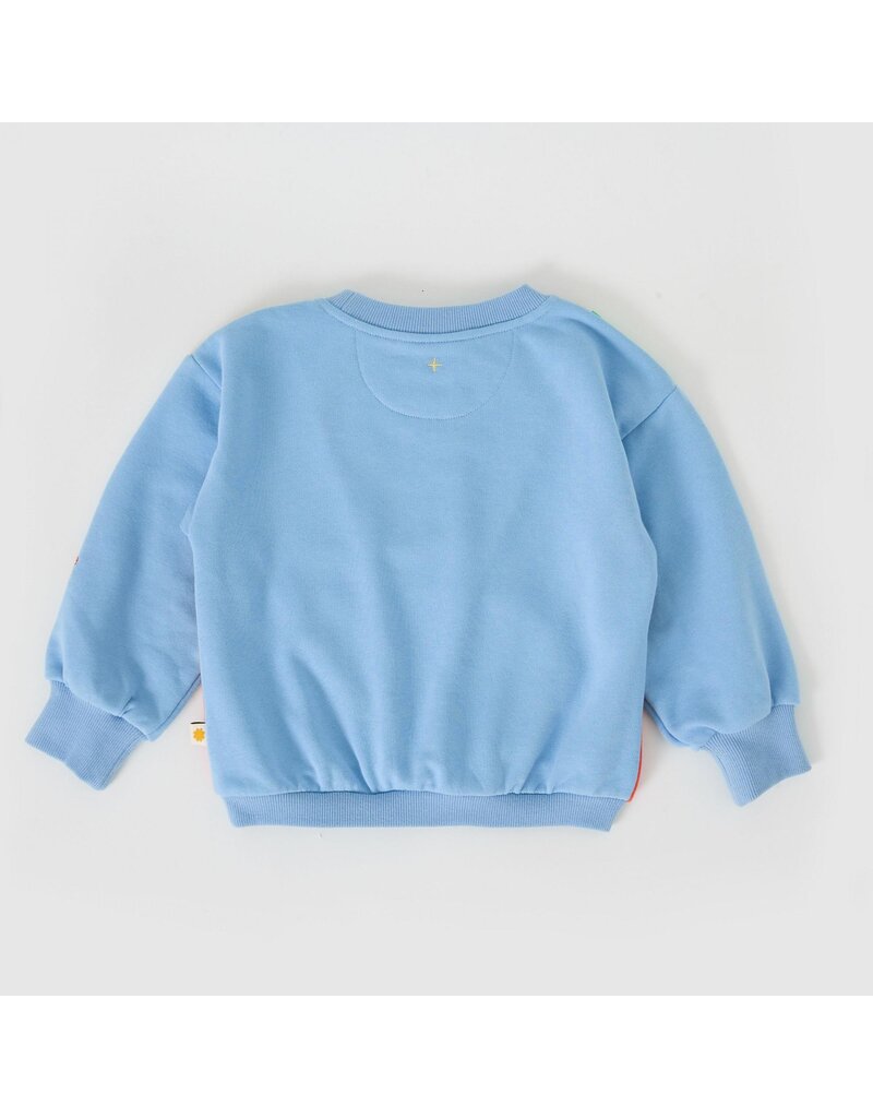 Goldie + Ace Catching Some Rays Terry Sweater Retro Multi