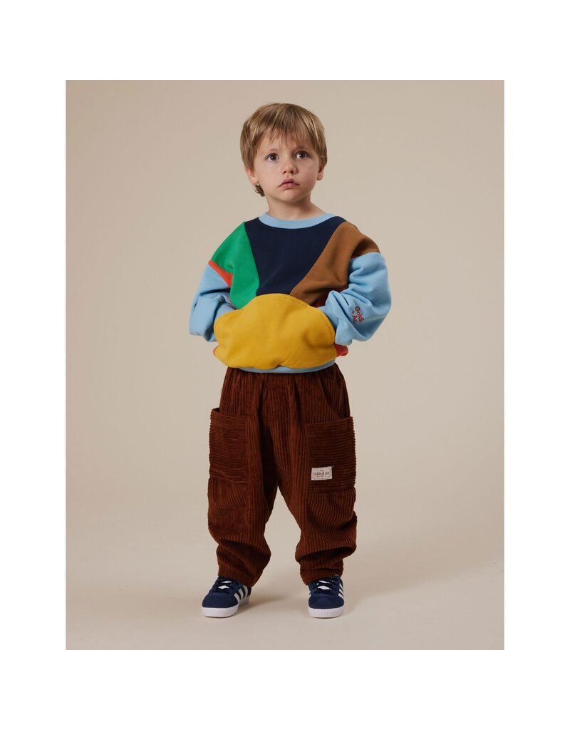 Goldie + Ace Catching Some Rays Terry Sweater Retro Multi