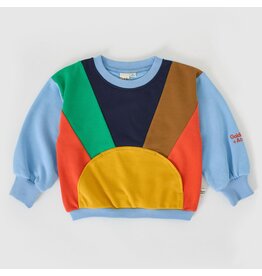 Goldie + Ace Catching Some Rays Terry Sweater Retro Multi