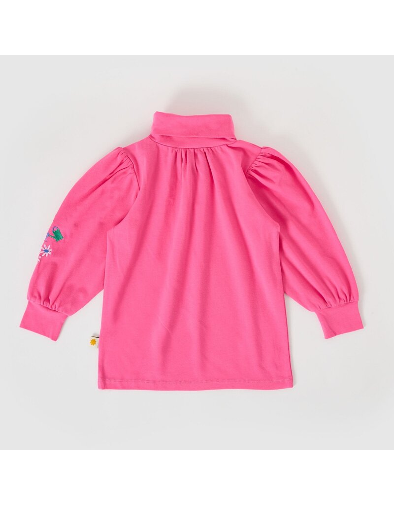 Goldie + Ace Sofia Embroidered Puff Sleeve Skivvy