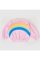 Goldie + Ace Over the Rainbow Puff Sleeve Sweater