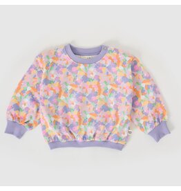 Goldie + Ace Pastel Bouquet Terry Sweatshirt