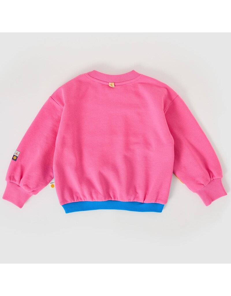 Goldie + Ace Nash Piped Panel Sweatshirt Sunrise