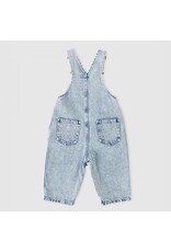 Goldie + Ace Austin Vintage Washed Denim Overalls Light Denim