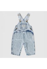Goldie + Ace Austin Vintage Washed Denim Overalls Light Denim