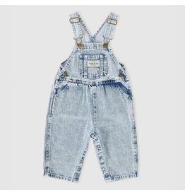 Goldie + Ace Austin Vintage Washed Denim Overalls Light Denim