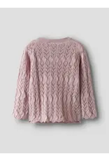 name it Lilje Knit Cardigan Burnished Lilac