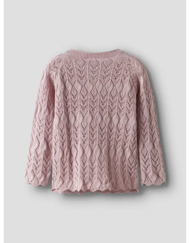 name it Lilje Knit Cardigan Burnished Lilac
