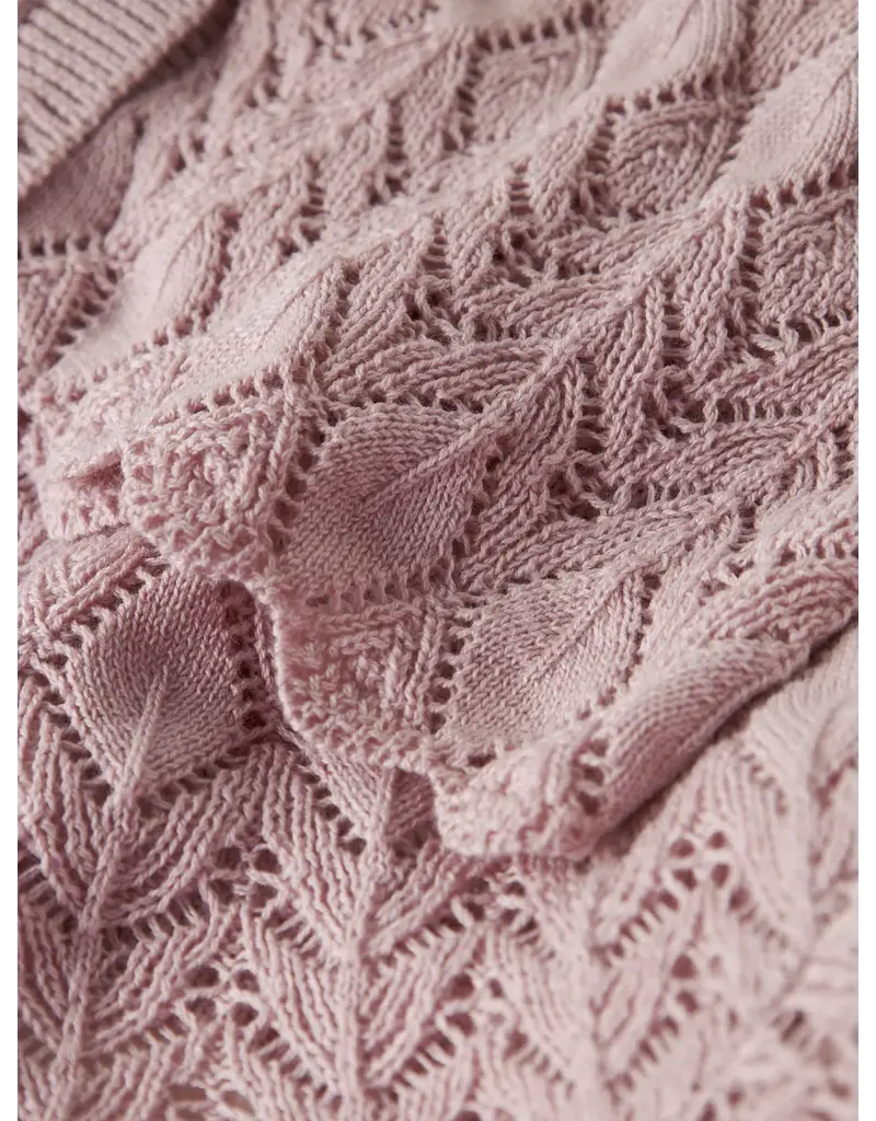 name it Lilje Knit Cardigan Burnished Lilac