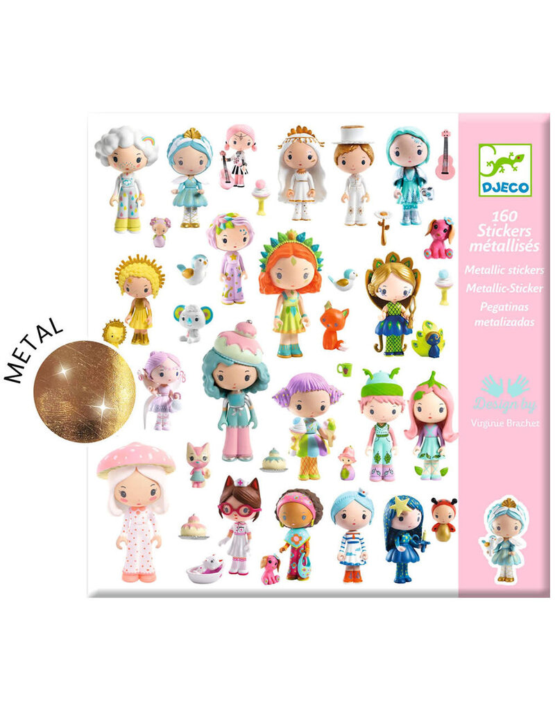 Djeco 160 Stickes Metallic Tinyly