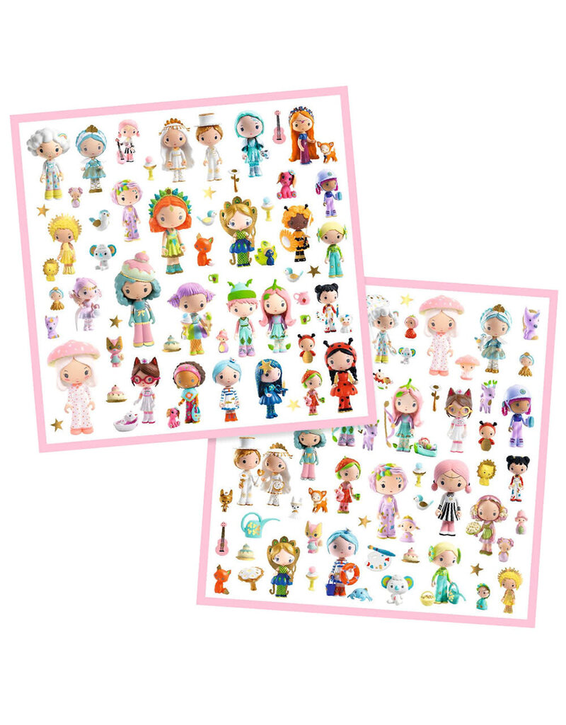 Djeco 160 Stickes Metallic Tinyly