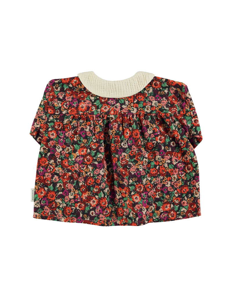 piupiuchick Peter Pan Collar Blouse Multicolor Flowers