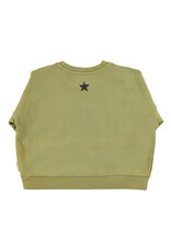 piupiuchick Sweatshirt Olive Green w. Tiger Print