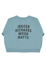 piupiuchick Sweatshirt Blue W. “Rock Stars” Print